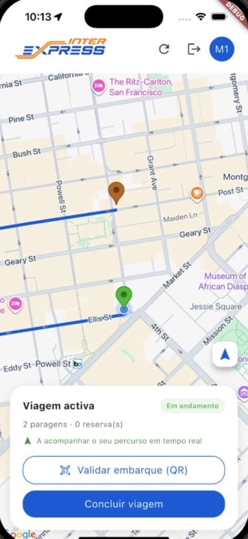 InterExpress Driver App
